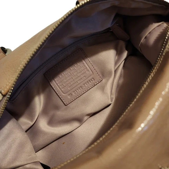 Coach handbag purse petite small designer bag Ashley signature - Picture 10 of 11